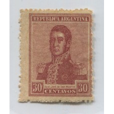 ARGENTINA 1918 GJ 492 ESTAMPILLA FILIGRANA WHEATLEY BOND NUEVA MINT RARISIMA U$ 135